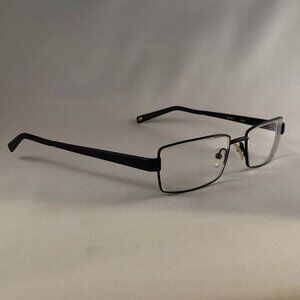 Giordani 5745 8 Mens Eyeglass Frames Black Flex Rectangular Full 52-18-140 Italy